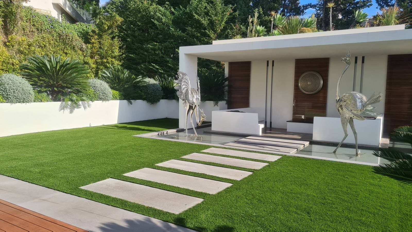 Pose de gazon synthétique à Beynac