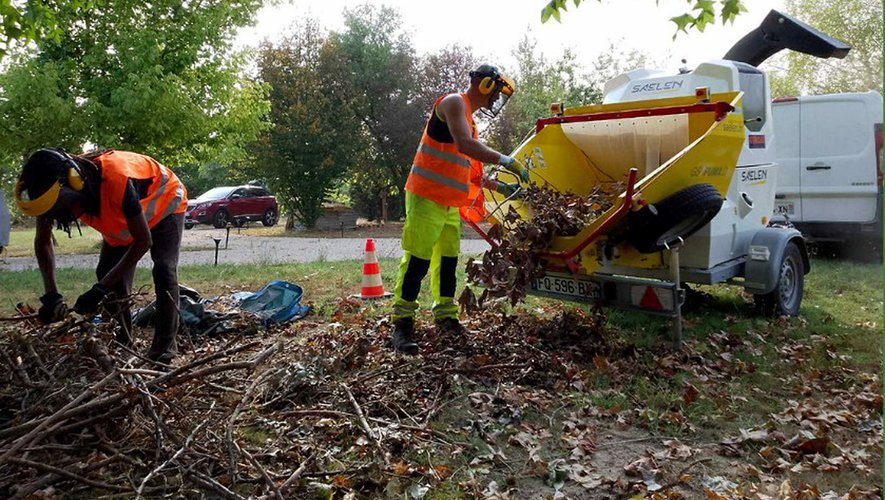 Valorisation des déchets verts à Beynac